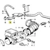 BMW 325e E30 528e E28 1982-1988 Tuščios eigos oro reguliavimo vožtuvo žarna 11631276651A originali