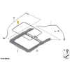 Bmw Stogo Lango Oro Juosta G22 G82 G60 54105A26175