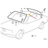 Bmw 5 E34 Kairys Zierrahmen Originalus 51318117457