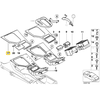 BMW 5 E39 Centro Konsolės Bazė Originalus 51168157455