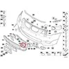 Bmw 5 E60 E61 Kairės Iš Dalies Atidarytas Tinklas Originalus 51118042007