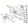 Bmw 5 E60 E61 Vidinis Dekoratyvinis Varžtas Dangtelis Originalus 51167076786