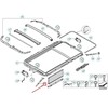 BMW 5 E61 X5 E53 Priekinis Wasserablaufschlauch Originalus 54137000495