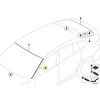 Bmw 5 F07 Gt Kairys Vėjo Šilumos Danga Originalus 51317153965