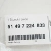 Bmw 5 F07 Gt Verschlussdeckel Originalus 51497224833