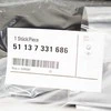 BMW 5 F07 Priekinis buferis numerio plokštės laikiklis 51137331686 NAUJAS ORIGINALUS