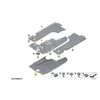 Bmw 5 F10 F11 Grindų Dangos Dengimo Centras Originalus 51757261763
