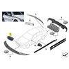 Bmw 5 F10 F11 Ziergitter Hochglanz Juodas Originalus 51712165528