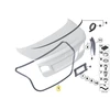 Bmw 5 F10 Galvos Skydelio Atramos Gumos Originalus 51767260916