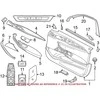 BMW 5 G30 F90 M5 G31 Vidinis Kairysis Veidrodis Pagrindo Dėklas Originalus 51337464599