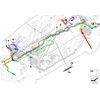 BMW 5 G30 plius polių akumuliatoriaus kabelis originalus 61129350065