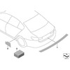 BMW 5 G31 Ladekantenschutzfolie Transpar 2016 2019 Originalus 51912450429