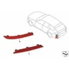 BMW 5 SERIES G30 G31 M Sport Galinio bamperio kairės pusės atšvaitas 63147851577 Originalus