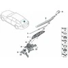 BMW 5 serijos G31 galinio valytuvo mentė 61627403858 originali