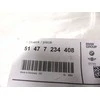 BMW 5 serijos universalas F11 bagažinės krovimo slenksčio dangtelis Nerūdijančio plieno apdailos detalė, originali 51477234408