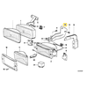 Bmw 6 E24 Halter Links Originalus 63171373325