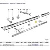 BMW 6 E24 Stossleiste Seitenwand hinten Originalus 51131889488