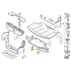 BMW 6 E63 E64 Aerodinaminis Kampinis Kairysis Originalus 51758041837
