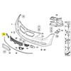 BMW 6 E63 E64 LCI Gitter Seiteliai Apacia Kaire Originalus 51117184694