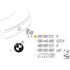 Bmw 6 E63 E64 Schriftzug Originalus 51147163792
