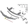 BMW 6 F06 F12 F13 Atramosi absorbuotojas viršus Originalus 51118050349