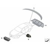 Bmw 6 F06 F12 F13 Ziergitter Hochglanz Juodas Originalus 51712287953