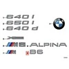 BMW 6 F06 Gran Coupe Etiketas 2013 2015 2018 Originalus 51147988554