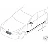 Bmw 6 G32 Gt 09 2016 12 2019 Folierung Frozen Juodas links Originalus 51142447018