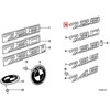 Bmw 7 E23 Galinės Emblema Originalus 51141869983