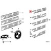 Bmw 7 E23 Galinės Emblema Originalus 51141869983