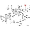 Bmw 7 E23 Halter Links Originalus 63171371387