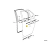 BMW 7 E32 Galinio Kairio Durų Hermetizacijos Juostos Originalus 51221928691