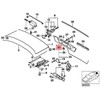 BMW 7 E38 01 1994 07 2001 Blende Heckklappe Originalus 51138169666