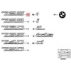 Bmw 7 E38 Emblema Priklijuota Gale Originalus 51148170188