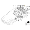 BMW 7 E38 Galinio Garsinio Izoliacijos Stiklo Klipas Originalus 51488196480