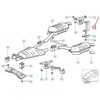 Bmw 7 E38 Kairys Halterung 07 1993 07 2001 Originalus 18211704241