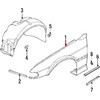 BMW 7 E38 Kairysis Priekinis Šoninis Sienelė Originalus 41358157625