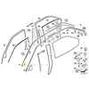Bmw 7 E38 Stogų Kairysis Moulding Roof Originalus 51138125475
