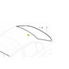 BMW 7 E38 Viršutinė Juoda Danga 1993 2001 Originalus 51318162827