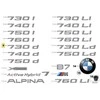 Bmw 7 F01 Etiketas Originalus 51147187125