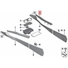 Bmw 7 F01 F02 Vidurinės Konsolės Kairysis Apdangalas Originalus 51169171225