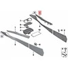 Bmw 7 F01 F02 Vidurinės Konsolės Kairysis Apdangalas Originalus 51169171225