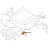BMW 7 G12 PRIEKINIO VARIKLIO DANGČIO UŽRAKTAS 51237347409 ORIGINALUS