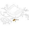 BMW 7 G12 PRIEKINIO VARIKLIO DANGČIO UŽRAKTAS 51237347409 ORIGINALUS