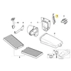 Bmw 7 Serija E65 E66 E67 Oro Filtras Dėžės Rėmas Originalus 64316942650