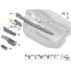 Bmw 7 Serija F01 F02 Tvarikas Hinten Links Originalus 51229116343