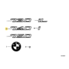 Bmw 740 7 E32 E38 Galinio Emblema Lipdukas Originalus 51148139836