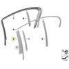 Bmw 750i F01 2008-2015 Galvos Stulpelio Uždangos Kairysis Originalus 51357177955