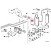 BMW 8 E31 07 1989 05 1999 Benzino Vamzdis Originalus 16121180676