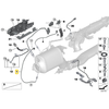 BMW Abgastemperatursensor 3 F30 F31 F34 4 F32 F33 F36 5 F07 F10 F11 6 F06 F12 F13 X3 F25 X4 F26 X5 F15 X6 F16 Originalus 13628514929